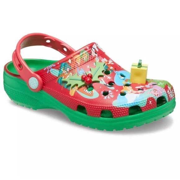 Mickey Mouse & Friends Holiday Christmas CROCS Shoes Disney NWT W 10 - Picture 4 of 10